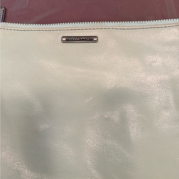 Rebecca Minkoff Skinny MAC wristlet Mint Green w/ Silver hardware MSRP $125 - Picture 4 of 8